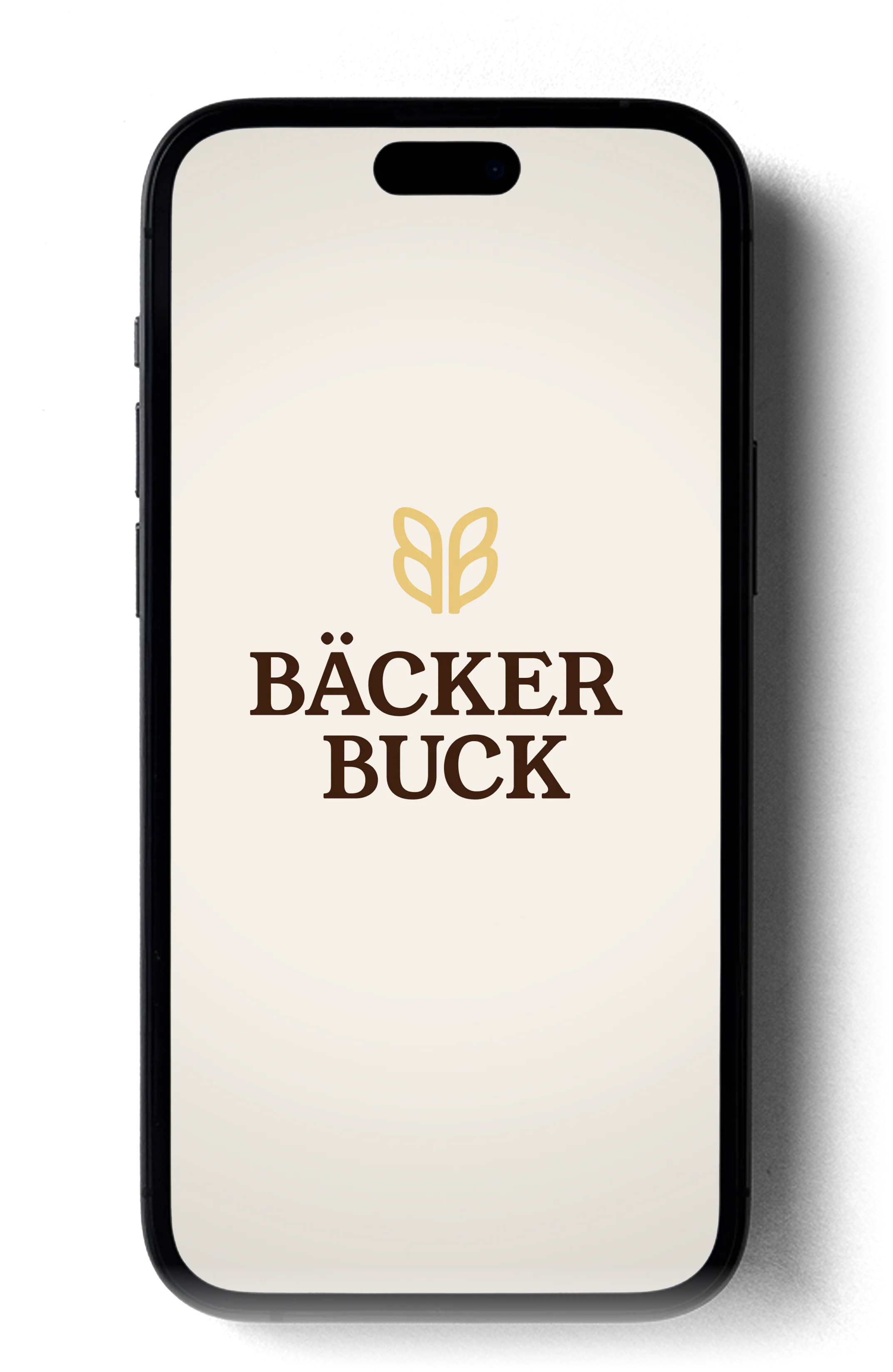 Der WhatsApp-Kanal von Bäcker Buck auf einem Smartphone